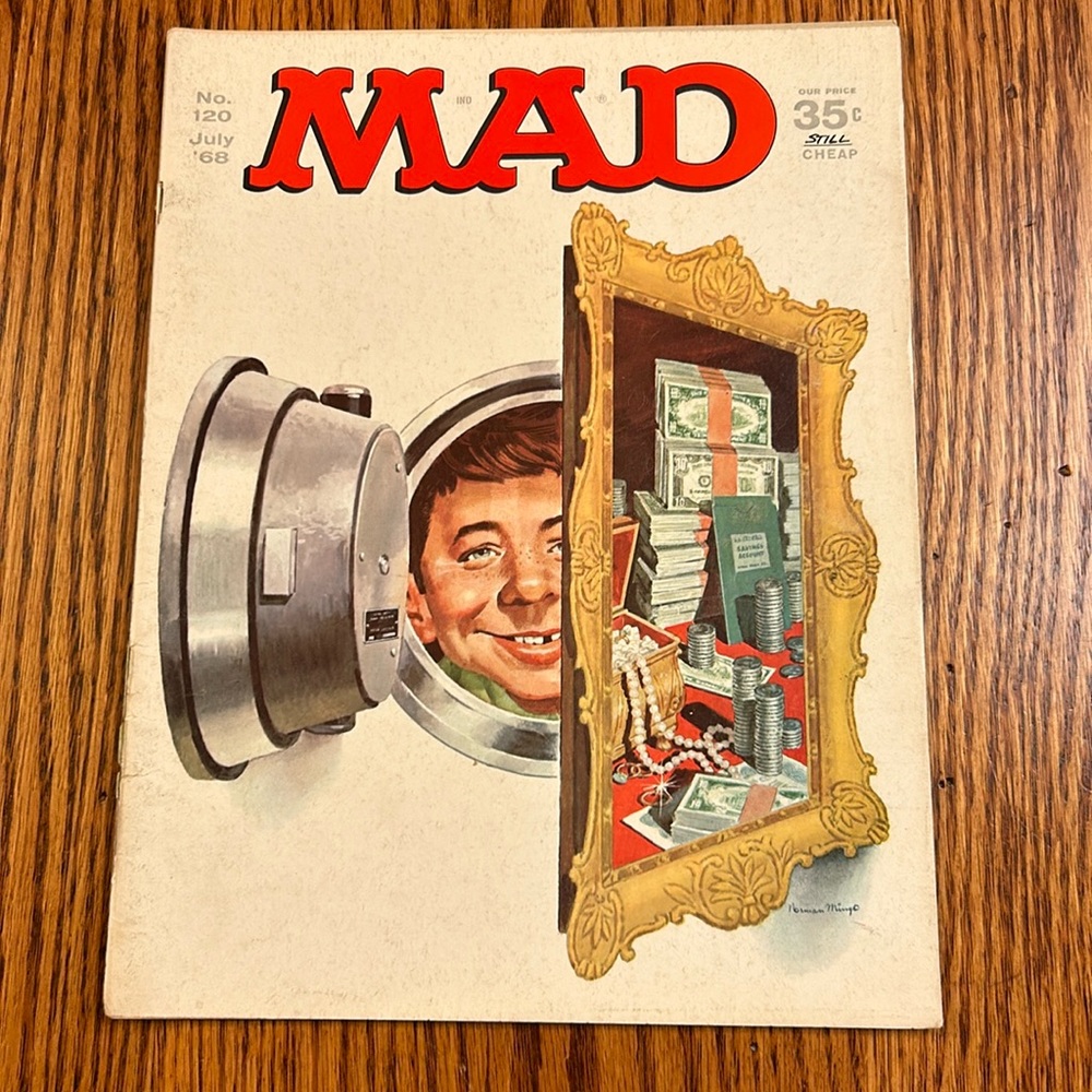 July ‘68 MAD Magazine #120 Alfred E Neuman Parody